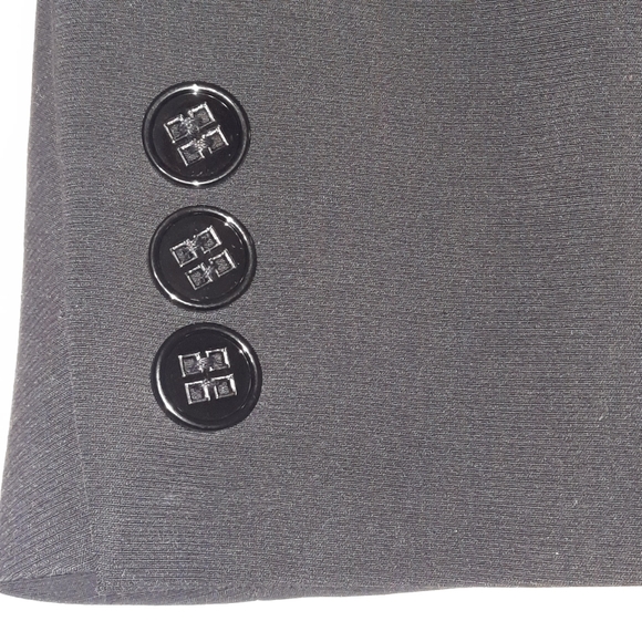 MAX MARA Cady Tailored Blazer Black Jacket Italy Office Business Capsule US 4 S - Picture 8 of 10